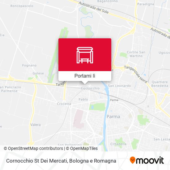Mappa Cornocchio St Dei Mercati