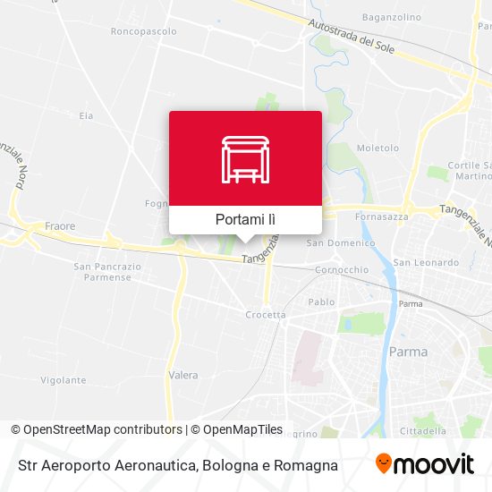 Mappa Str Aeroporto Aeronautica