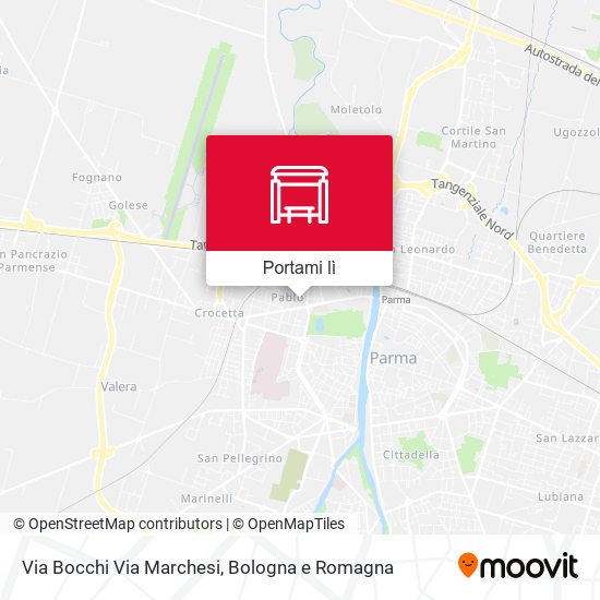 Mappa Via Bocchi Via Marchesi