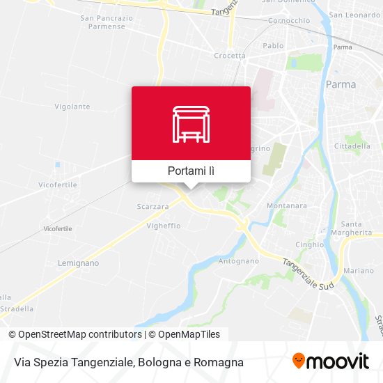 Mappa Via Spezia Tangenziale