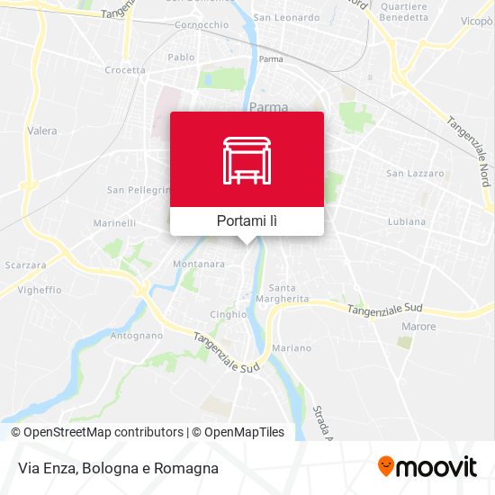 Mappa Via Enza