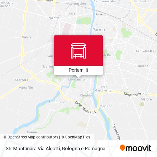 Mappa Str Montanara Via Aleotti