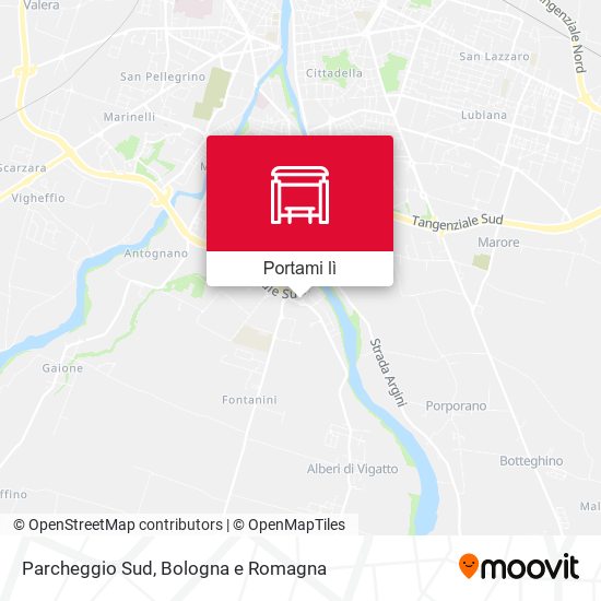 Mappa Parcheggio Sud