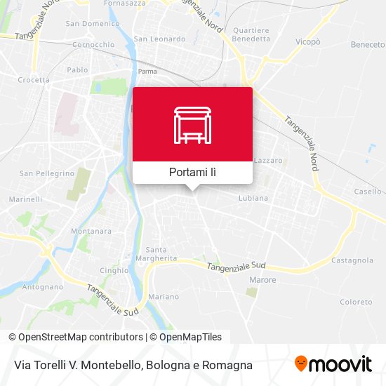 Mappa Via Torelli V. Montebello