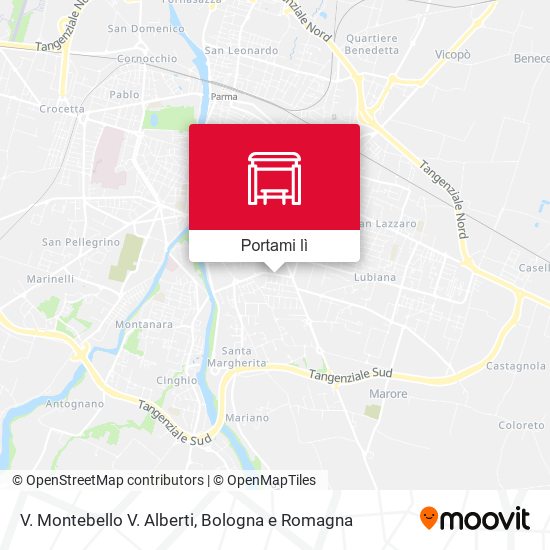 Mappa V. Montebello V. Alberti
