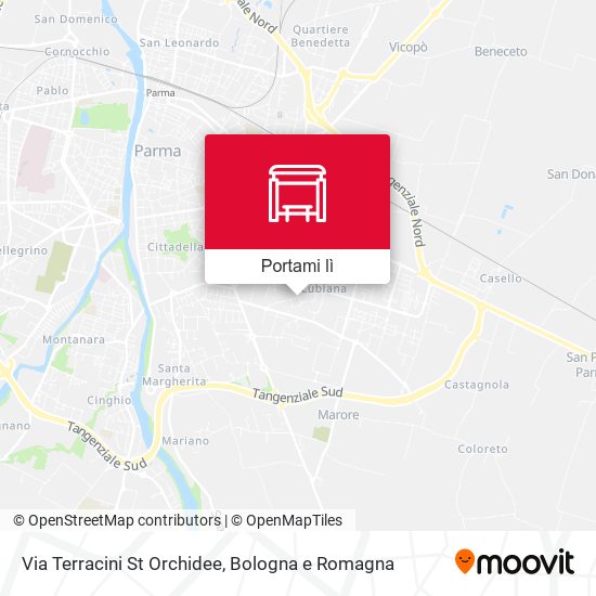 Mappa Via Terracini St Orchidee