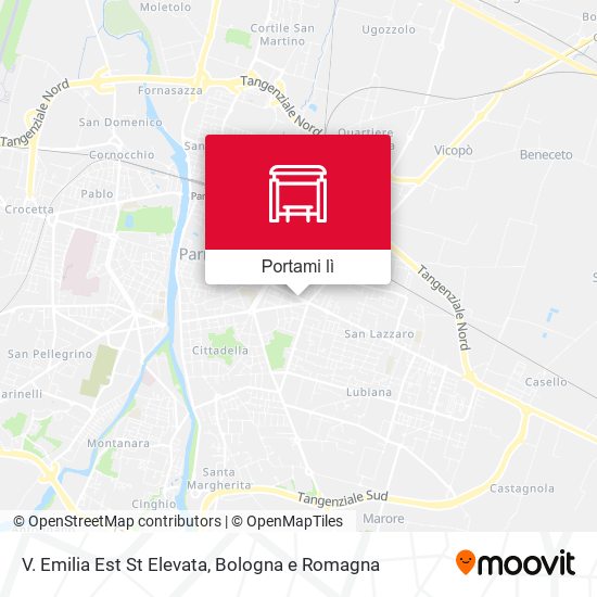 Mappa V. Emilia Est St Elevata