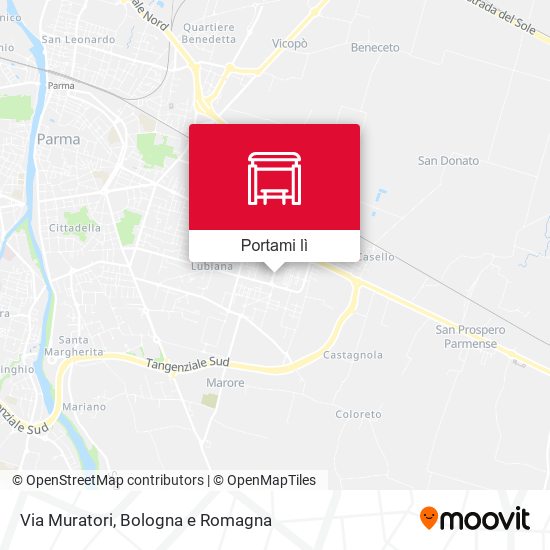 Mappa Via Muratori