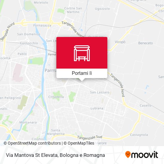 Mappa Via Mantova St Elevata