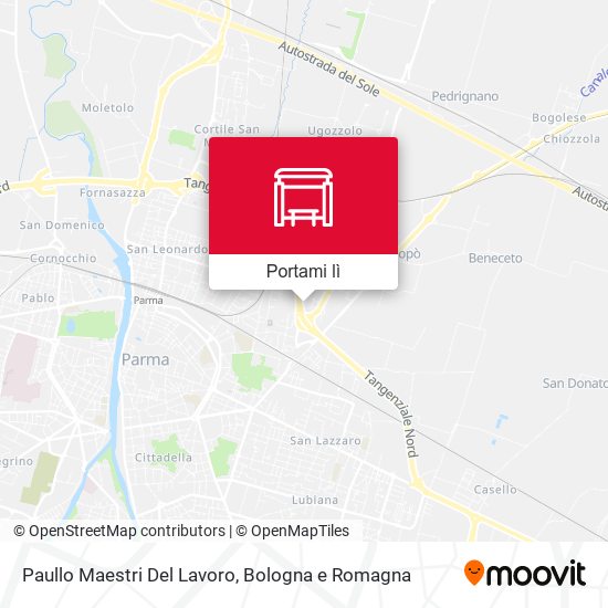 Mappa Paullo Maestri Del Lavoro
