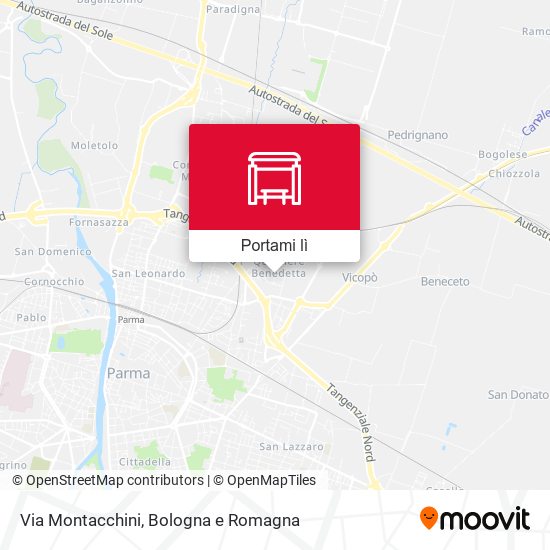 Mappa Via Montacchini