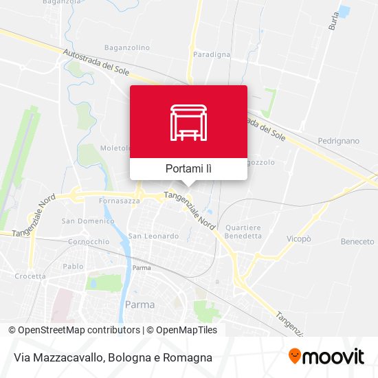 Mappa Via Mazzacavallo