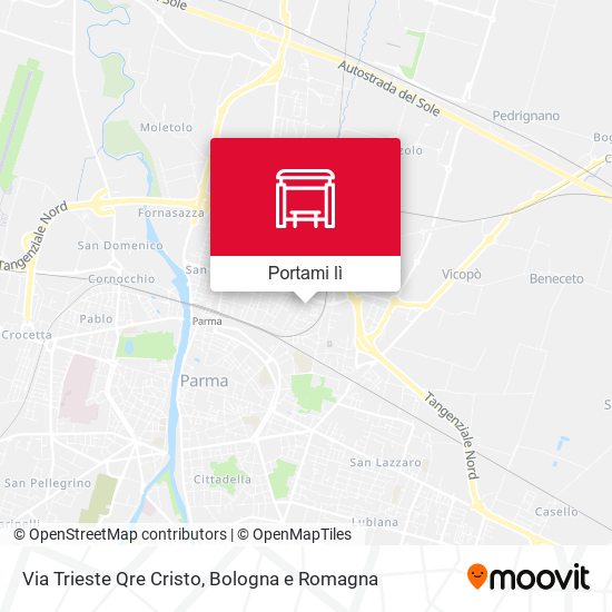 Mappa Via Trieste Qre Cristo