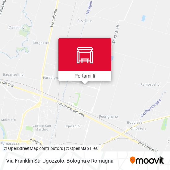 Mappa Via Franklin Str Ugozzolo