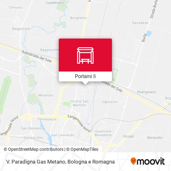 Mappa V. Paradigna Gas Metano