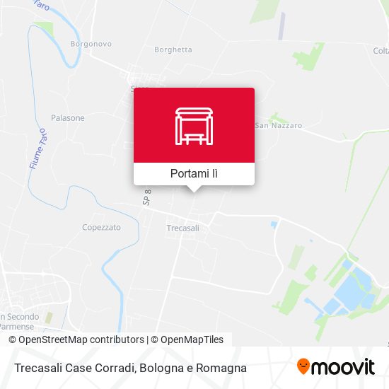 Mappa Trecasali Case Corradi