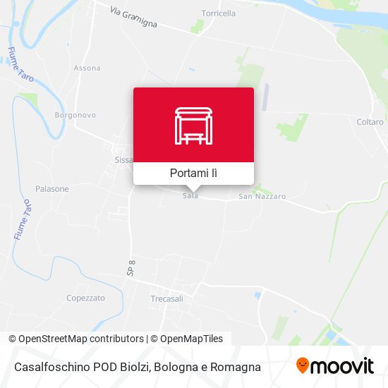 Mappa Casalfoschino POD Biolzi