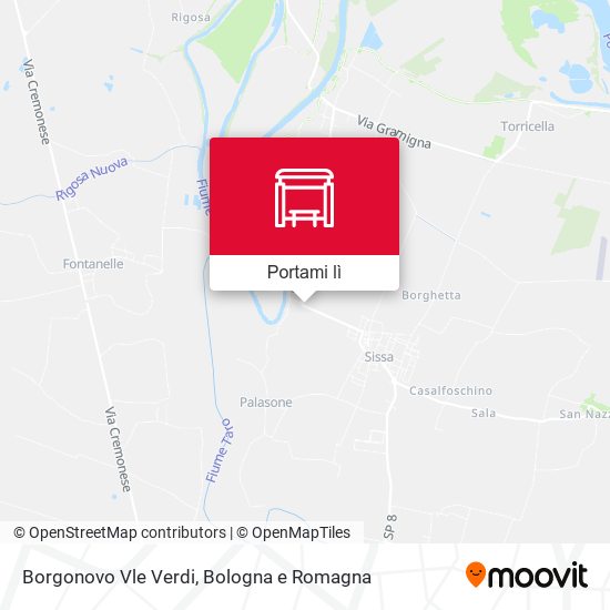 Mappa Borgonovo Vle Verdi