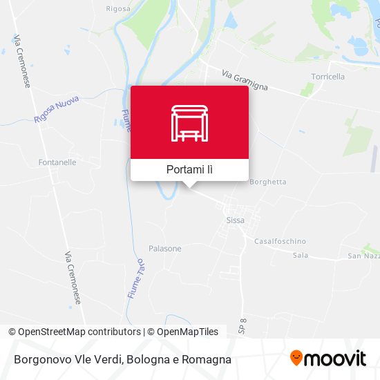 Mappa Borgonovo Vle Verdi