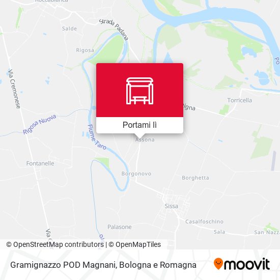 Mappa Gramignazzo POD Magnani