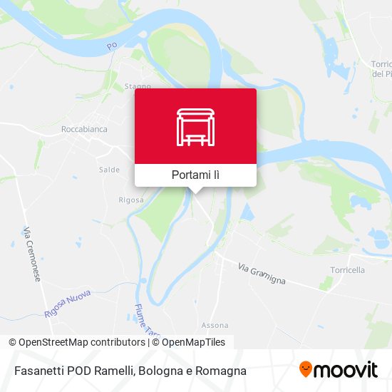 Mappa Fasanetti POD Ramelli