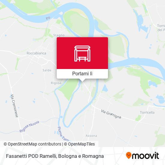 Mappa Fasanetti POD Ramelli
