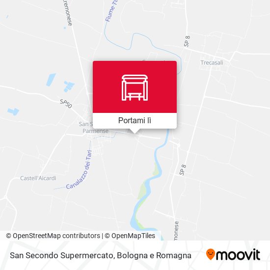 Mappa San Secondo Supermercato