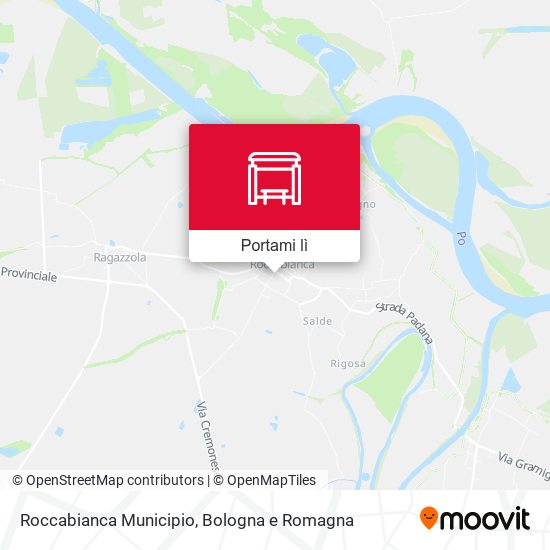 Mappa Roccabianca Municipio