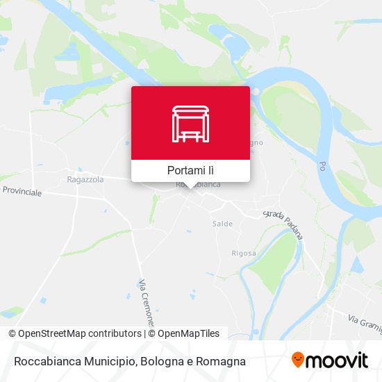Mappa Roccabianca Municipio
