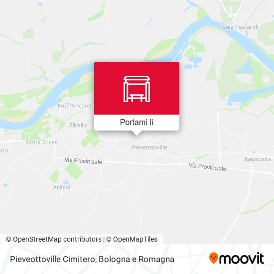Mappa Pieveottoville Cimitero