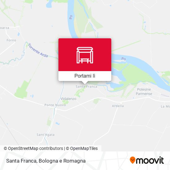 Mappa Santa Franca