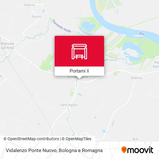 Mappa Vidalenzo Ponte Nuovo