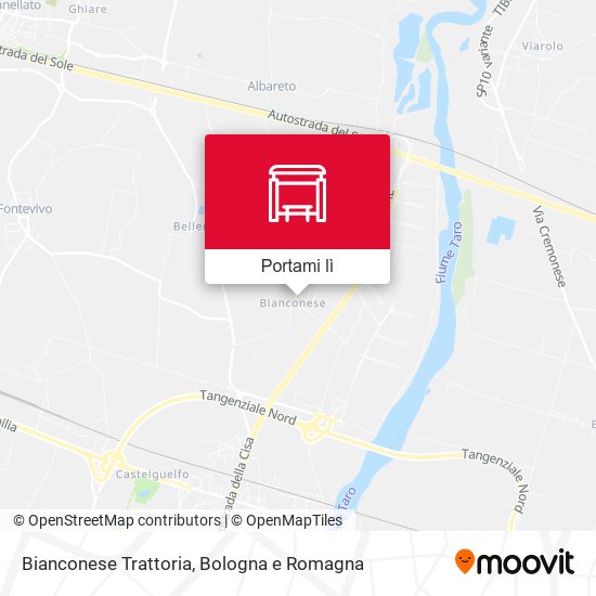 Mappa Bianconese Trattoria