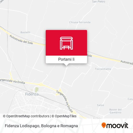 Mappa Fidenza Lodispago