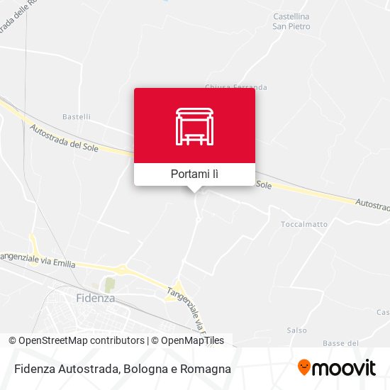 Mappa Fidenza Autostrada