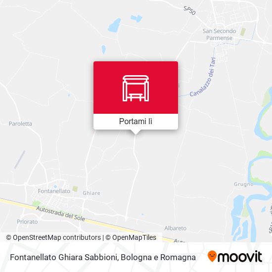 Mappa Fontanellato Ghiara Sabbioni