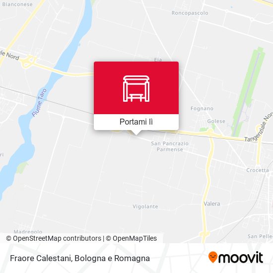 Mappa Fraore Calestani