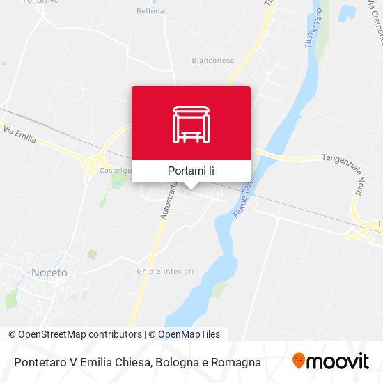 Mappa Pontetaro V Emilia Chiesa