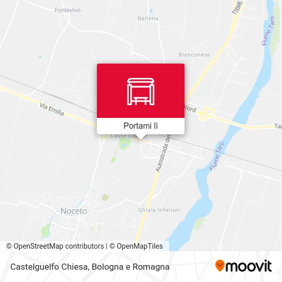 Mappa Castelguelfo Chiesa