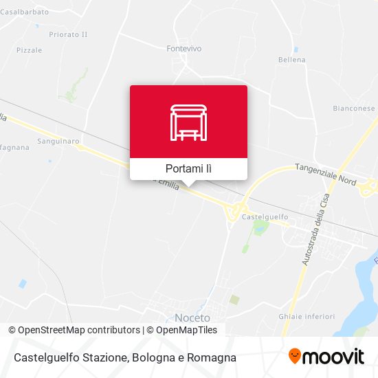 Mappa Castelguelfo Stazione
