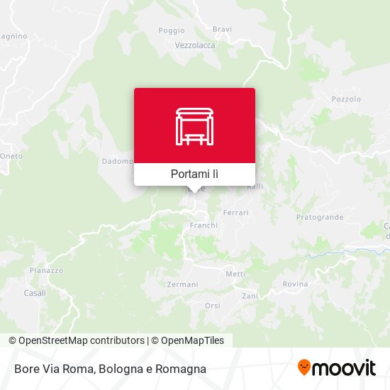 Mappa Bore Via Roma