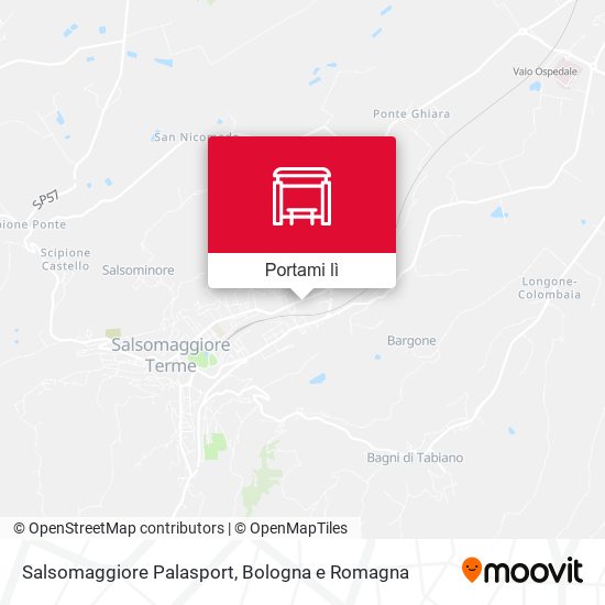 Mappa Salsomaggiore Palasport