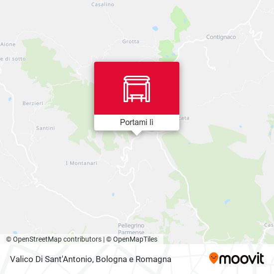 Mappa Valico Di Sant'Antonio