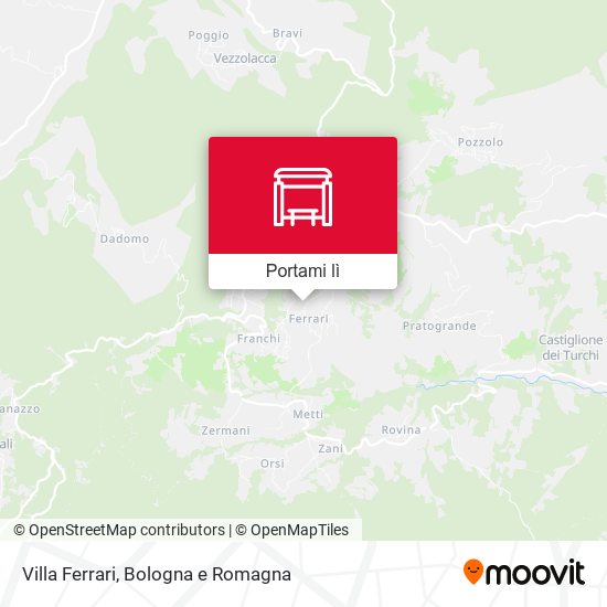 Mappa Villa Ferrari