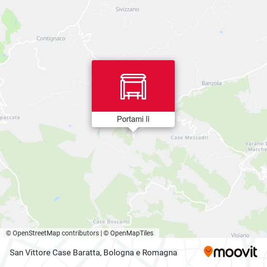 Mappa San Vittore Case Baratta