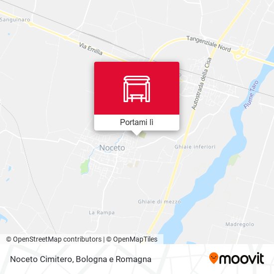 Mappa Noceto Cimitero