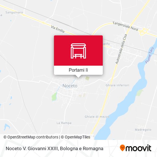 Mappa Noceto V. Giovanni XXIII