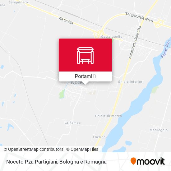 Mappa Noceto Pza Partigiani