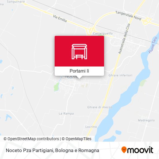 Mappa Noceto Pza Partigiani