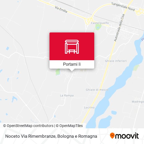 Mappa Noceto Via Rimembranze
